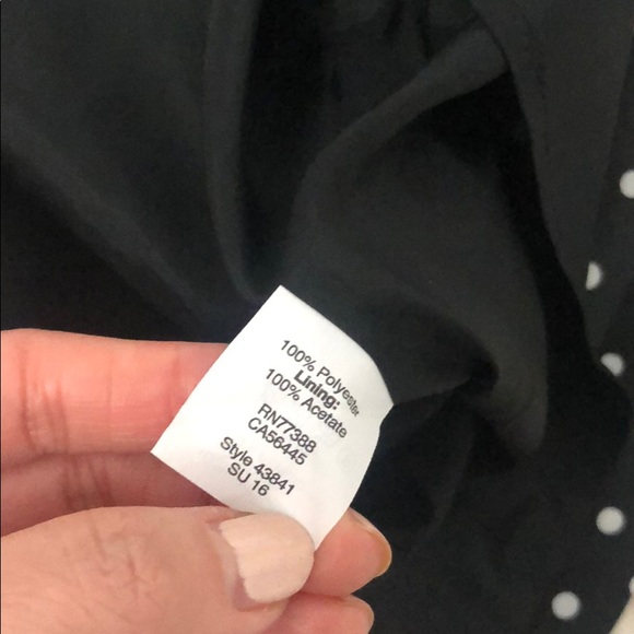 J Crew—Dress, black with white dot, US2 - Picture 4 of 6